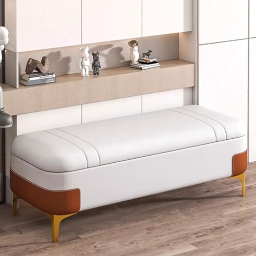 Banc à chaussures de bout de lit pour chambre qui résout le manque d'espace