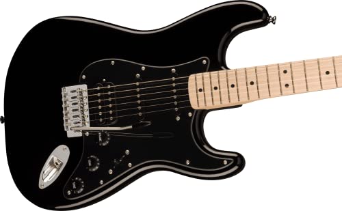 Image of Fender Squier Sonic Strat HSS Maple Bpg Black 373203506