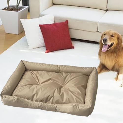 Tapis de cage pour chiot haut de gamme imperméable teinte or