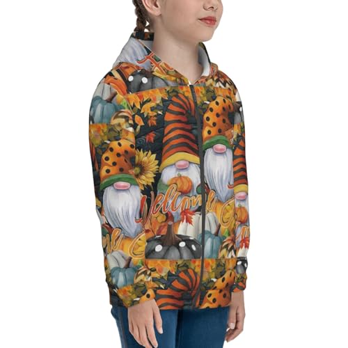 Welcom Fall Kid Hoodies Boys Zip Up Sweatshirts Girls Pullover with Pocket4