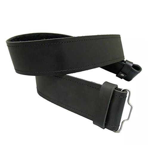 TW SPORTS & KILTS SCOTTISH BLACK KILT BELT SMOOTH FINISH