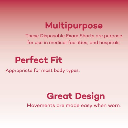 Dealmed Patient Exam Shorts – 2X-Large/3X-Large Pack Of 50 Navy Blue Disposable Exam Shorts, Nonwoven With Elastic Waistband For Patient Modesty And Protection #TOP5