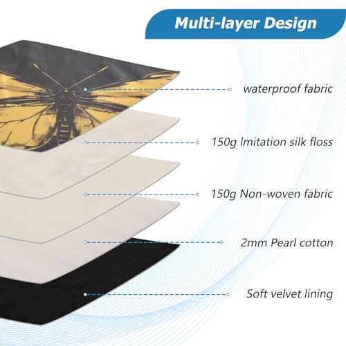 Funda para Laptop de 13-14 Pulgadas con Diseño de Mariposas miniatura 4