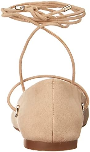 Jessica Simpson Women's Bingley Lace Up Flat Ballet, Almond, 6.5 | Image 2
