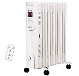 Lang anhaltende Wärme, da das erhitzte Öl im Inneren die Wärme länger aufrechterhält und der Heizkörper dadurch sogar bei ausgeschalteter Einheit Wärme produziert.