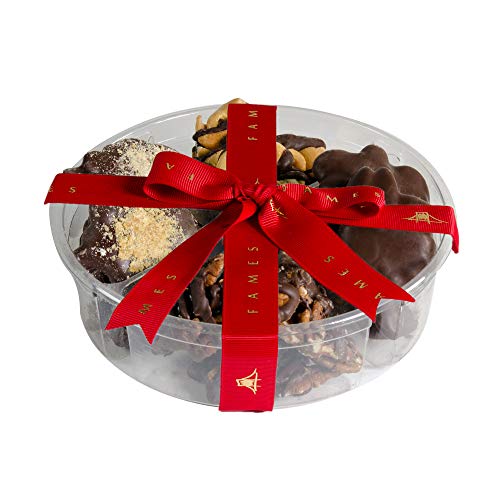 Nut Clusters Chocolate Gift Box - Gift Snack Includes Variety of Caramel Brittles