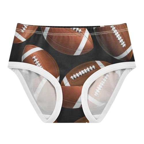 Cotton Toddler Underwear Floral American Footballs Black Cute Panties Girl Designer Kids Briefs Undies 2t