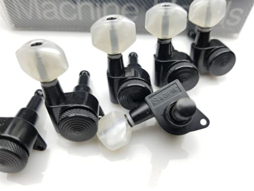 FLFL Chevilles Cordes Guitare 6R Black Guitar Verrouchon Tuners Guitare Électrique Têtes De Machine Tuners Lock Tuning… - Les Beatles, Paul McCartney, John Lennon, RIngo Starr, George Harrison FLFL Chevilles Cordes Guitare 6R Black Guitar Verrouchon Tuners Guitare Électrique Têtes De Machine Tuners Lock Tuning… – Image 4