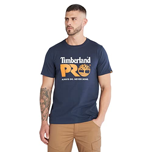 Timberland PRO Men's A6EYK Core Chest Logo Short Sleeve T-Shirt