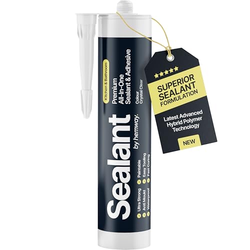 Crystal Clear Kitchen & Bathroom Sealant 300ml