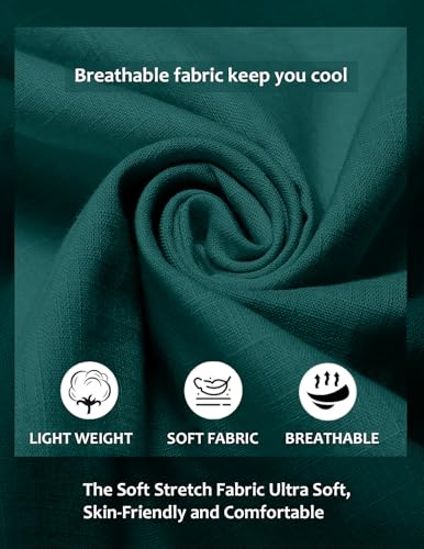 Image of FINIVO FASHION Men's Solid Cotton Blend Regular Fit Straight Kurta with Roll of Sleeve and Classic Collar, Pack of 1