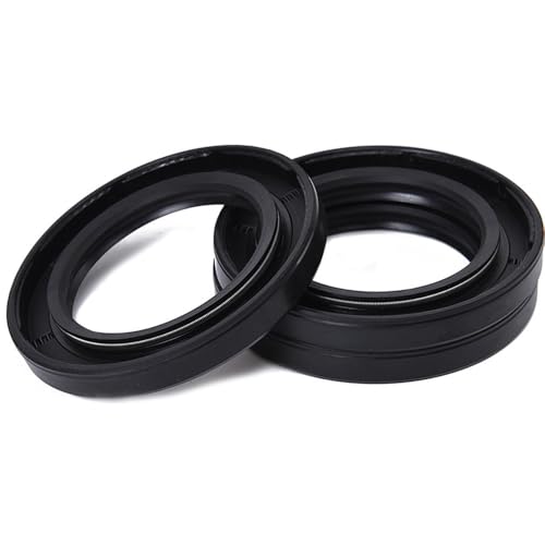 Image of 2 Pack TC Oil Seal, 40mm x 27mm x 7mm Nitrile Rubber Rotary Shaft Cover Universal Oil Seal Replacement for Automotive Industrial Agricultural Equipment