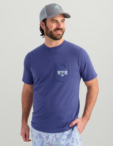 HUK Men's Tee, Comfortable Performance Fishing Short Sleeve T-Shirt with Chest Pocket2