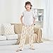 Yuiboo Elastic Waistband Loungewear Sleepwear Rabbit Carrot Lounge Pants Long Sleep Pajama Holiday with Pockets 13-14Y