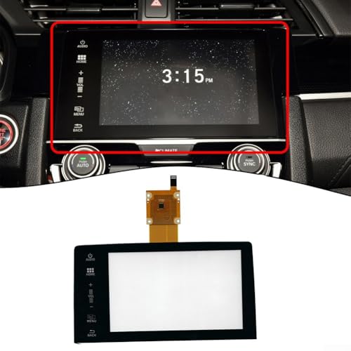 Touch screen per auto, display LCD da 7 pollici, digitalizzatore touch screen per Honda per Civic 10th 2016-2019 Autoradio Audio Video Navigazione GPS Chiamata a mani libere