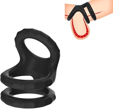 Wide Triple Combination Hip Gear, Durable Dense Silicone Material with Multi-Spec Structure for Full Range Hip Physical Exercise + Y32