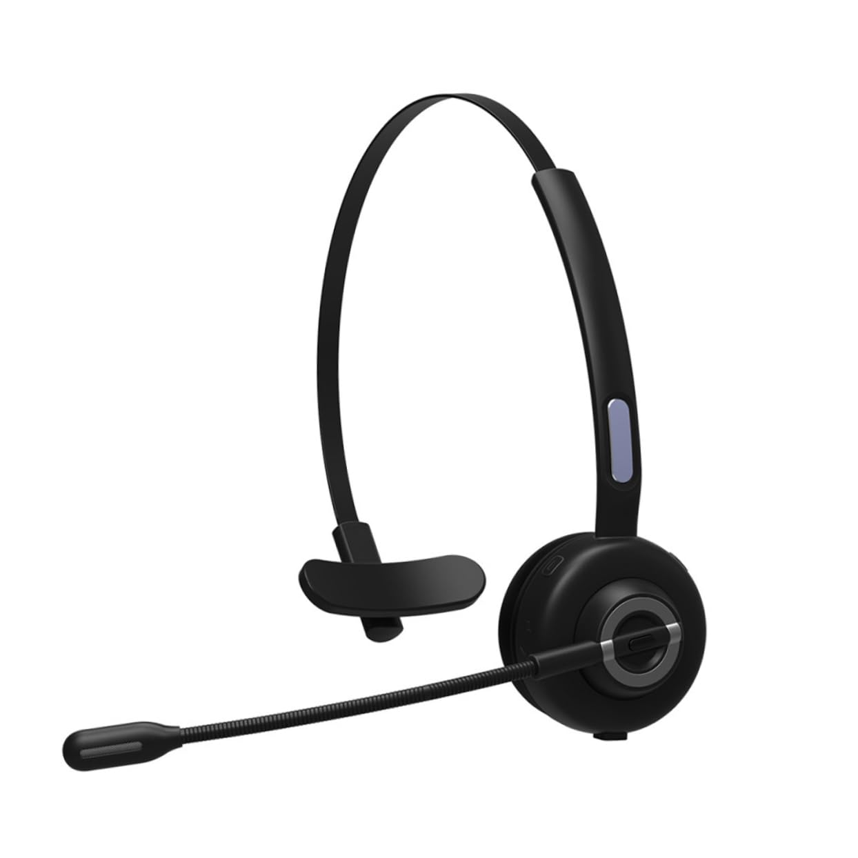 SHINEOFI Cuffie Archetto Wireless 5.0 Microfono Singolo, Confortevoli e Morbide, Realizzate in Abs e Pu, per Ufficio e Fitness, Set da 1
