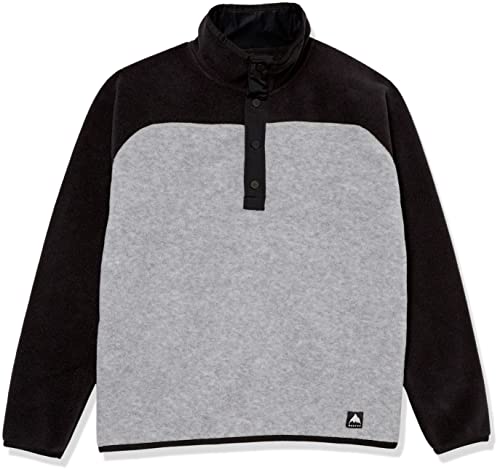 Burton Kids' Spark Anorak, True Black/Gray Heather, X-Large