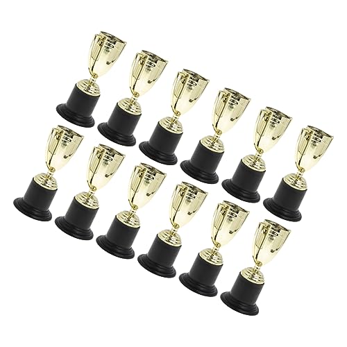 BESPORTBLE 12 Peças Troféus De De Plástico Copos De Troféu De Plástico Vencedor Troféus Troféu Multi