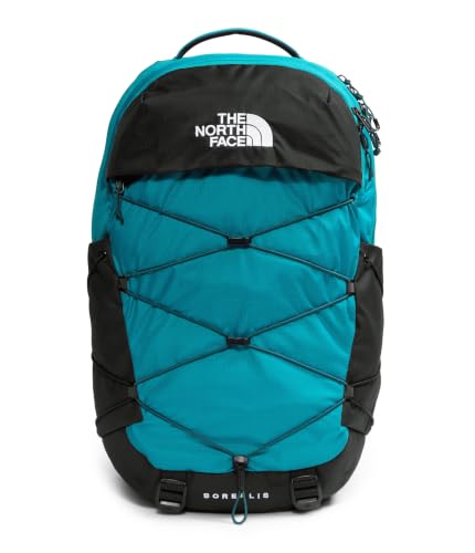 Image of The North Face Borealis Commuter Laptop Backpack - Water Repellent, Laptop Sleeve, Large Main Compartment, Restorative Teal /TNF Black /Pacific Teal, One Size