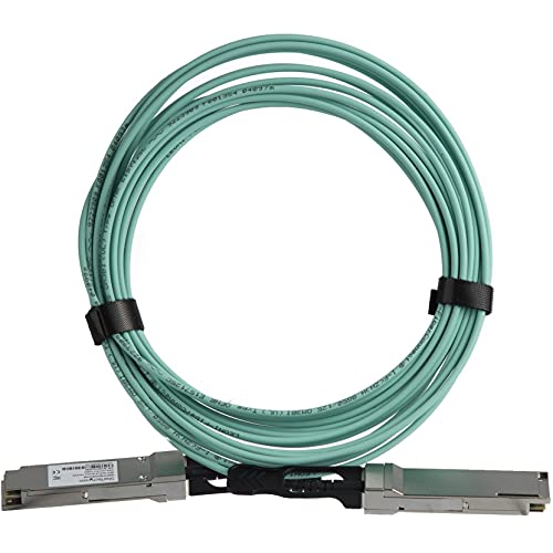 Image of StarTech.com MSA Uncoded Compatible 7m /23ft 40G QSFP+ to QSFP+ AOC Cable - 40 GbE QSFP+ Active Optical Fiber - 40 Gbps QSFP Plus /Transceiver Module Cable (QSFP40GAO7M)