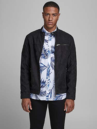 Jack & Jones Jcorocky Jacket Noos Blouson Homme, Noir de jais, L - Image 3