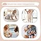 IceUnicorn Krabbelschuhe Baby Jungen Mädchen Lauflernschuhe Baby Weicher Leder Babyhausschuhe Kleinkind Babyschuhe(Roségold, 12-18 Monate)