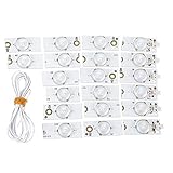 MING-MCZ Duradero Granos de la lámpara SMD 6V con Lente óptica Fliter con 2M Wire for 32-65 Pulgadas de TV LED de reparación 20pcs Fácil de Montar