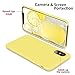 SURPHY Designed for iPhone Xs Case and for iPhone X Case with Microfiber Lining, Thickened Liquid Silicone Phone Case for iPhone X XS 5.8 inches, Yellow