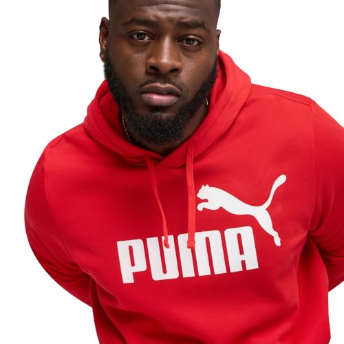 Image of PUMA Mens Essentials No. 1 Logo Hoodie Casual Outerwear Casual - Black