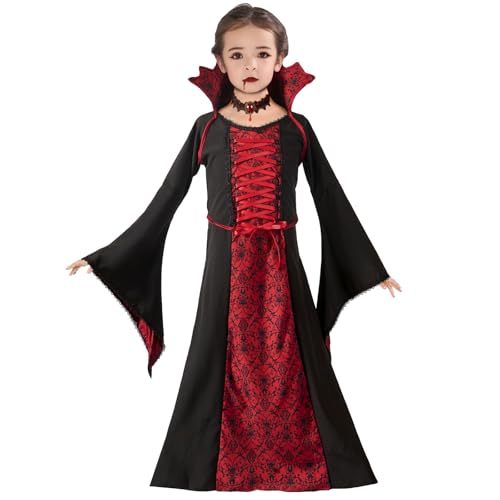 Disfraz completo de vampiro para niñas Halloween miniatura 5