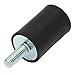 4PCS M3 Vibration Isolator Set,M5 Rubber Isolater Mounts,Anti Vibration Silentblock Car Boat Bobbins,with Threaded Studs (VD20*30 M6*18)