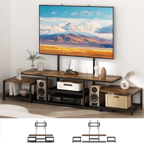La mejor selección de Mesa Tv de esta semana. 47 Uzelia Mueble para TV Moderno con Soporte, Mesa de TV Grande con 2 Mesas Auxiliares Extraíbles Centro de Entretenimiento para Televisor de hasta 75 Pulgadas, Mueble para Recamara,...