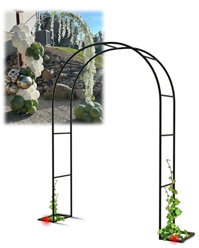 Tonnelle de jardin en métal et arche pour plantes grimpantes de 2m