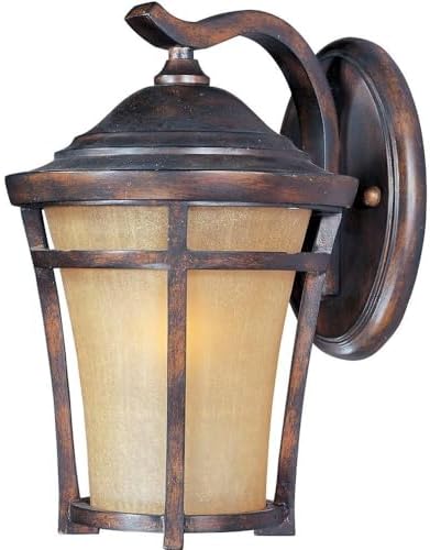 Maxim Balboa VX-One Light Outdoor Wall Mount in Transitional Style Made with Vivex Material for Coastal Environments