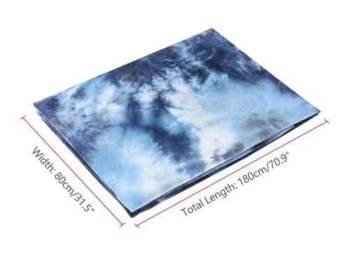 Women's Tie-Dye Modal Stretch Jersey Scarves, Soft Hijab Head Scarf Wraps Shawl for Muslim All Seasons3
