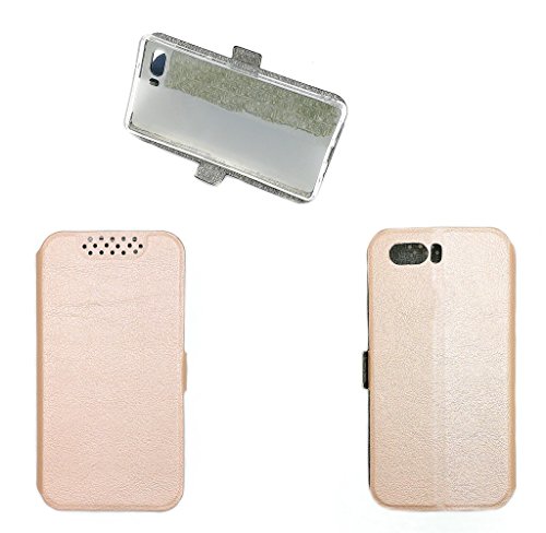 QiongniAN Hülle für ZTE Nubia Z17 mini S NX589J hülle Schutzhülle Hülle Cover Pink Gold