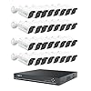 REOLINK 4K Security Camera System with Human/Vehicle/Pet Detection, 1X Reolink 36ch Network Video Recorder, 3 HDD Bays, No HDD Included, Bundle 32X RLC-810A 4K Security Cameras