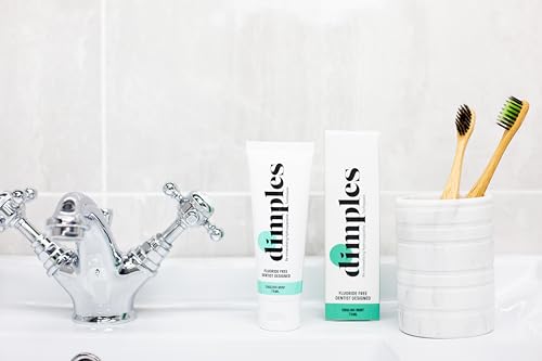 Dimples Hydroxylapatit-Zahnpasta, remineralisierend, englische Minze, 75 ml – Bild 8