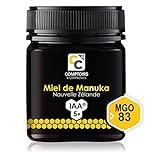 COMPTOIRS ET COMPAGNIES - Miel de Manuka Actif - IAA5+ (MGO83+) - Origine Nouvelle Zélande - 250g