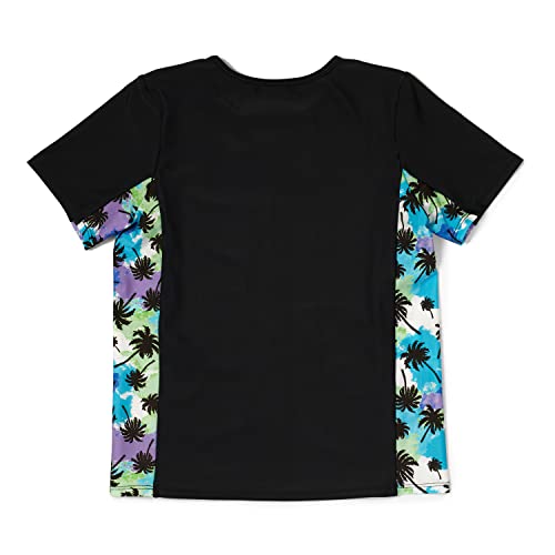Image of Speedo Girls' Uv Swim Shirt Short Sleeve Printed Rashguard