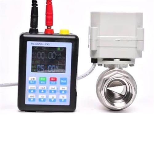 Válvula moduladora tipo V DN25 SS304 con entrada de 4-20mA para control automático de flujo 3