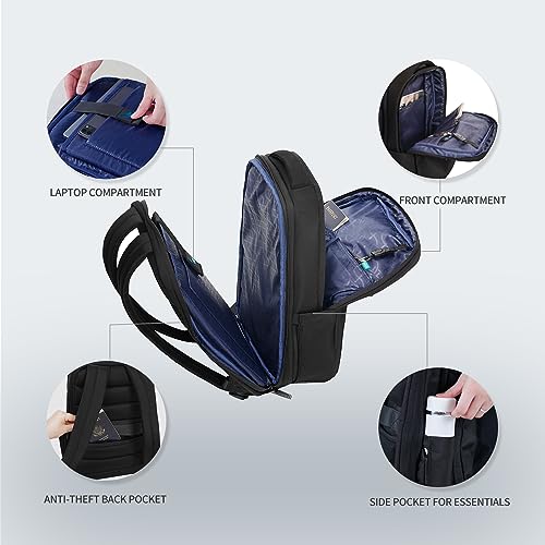 Verage 16 Inch Laptop Backpack Travel Anti Theft Durable Laptops Backpack with USB Charging Port,Water Resistant Business Bag for Women & Men4