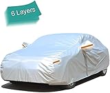 GUNHYI Car Cover Waterproof All Weather for Automobiles, 6 Layer Heavy Duty Outdoor Cover, Sun Rain...