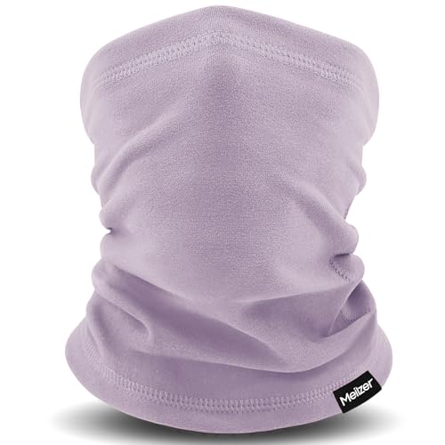 Meilzer Crianças Neck Warmer Gaiter Inverno Fleece Face Neck Cover Balaclava Clima Frio Máscara Faci
