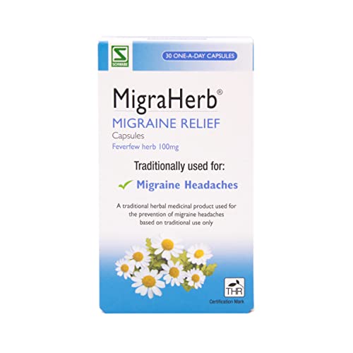 Migraherb Feverfew Herb 100mg - 30 Capsules