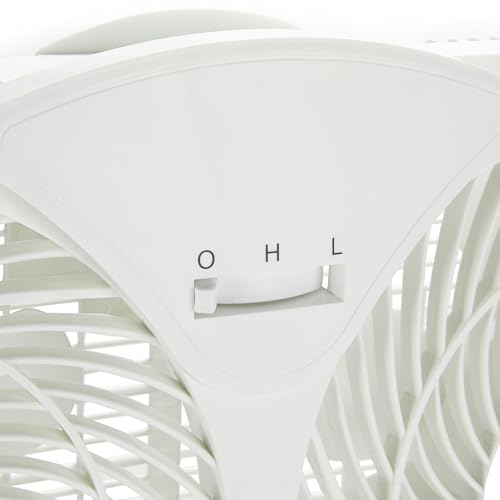 Image of Amazon Basics Twin Window Fan for Home Bedroom, 9 inch, Reversible Airflow, Exhaust Mode, Expandable Side Panels, Width Adjustable, 2 Speeds, Air Circulation, 68W, White