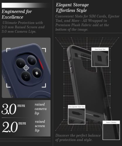 Image of WOW IMAGINE Back Case Cover for Mi Redmi Note 15 5G 2025 | Poco M8 5G | Soft Matte Silicone Case| Slim Fit & Shockproof | Camera Protection Bumper Cover (Blue)