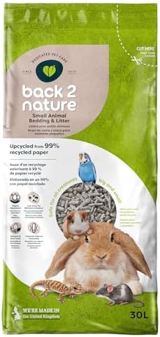 Leito de papel Back-2-Nature para pequenos animais