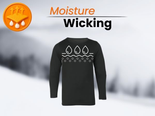 Heat Logic Men's Thermal Base Layer Top, Warm Innerwear for Cold Weather - Image 6